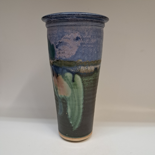 #250758 Flower Vase, Green $28 at Hunter Wolff Gallery